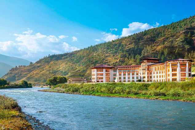Bhutan – Le Meridien Paro Hotel – Riverfront – www-marriott-com – pbhpr-exterior-0956-hor-clsc